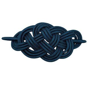 Handmade Blue Celtic Knot Hair Clip Stick Braid Plait Barrette Accessory Oversiz